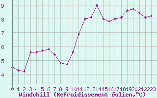 Courbe du refroidissement olien pour Cognac (16)