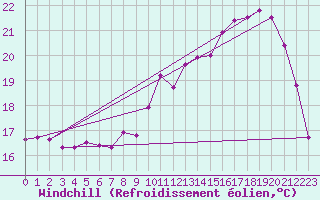 Courbe du refroidissement olien pour Amur (79)