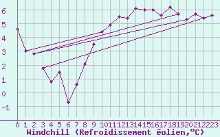 Courbe du refroidissement olien pour Weihenstephan