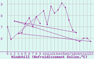 Courbe du refroidissement olien pour Cognac (16)