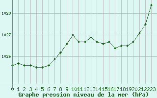 Courbe de la pression atmosphrique pour Amur (79)