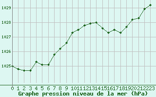 Courbe de la pression atmosphrique pour Amur (79)