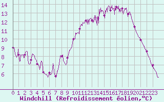 Courbe du refroidissement olien pour Cognac (16)