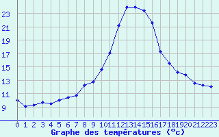 Courbe de tempratures pour Selonnet (04)