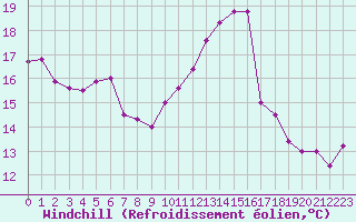 Courbe du refroidissement olien pour Cognac (16)