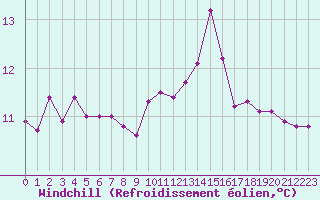 Courbe du refroidissement olien pour Amur (79)