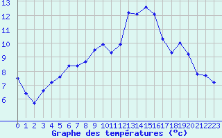 Courbe de tempratures pour Rochefort Saint-Agnant (17)