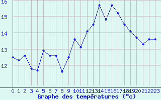 Courbe de tempratures pour Rochefort Saint-Agnant (17)
