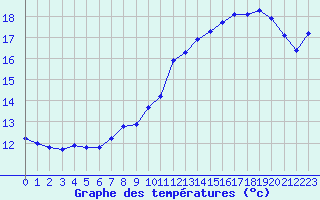 Courbe de tempratures pour Mont-Aigoual (30)