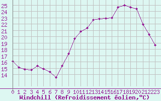 Courbe du refroidissement olien pour Cognac (16)