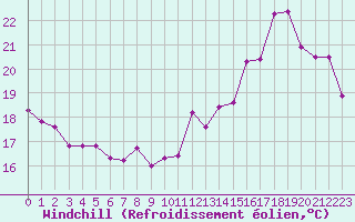 Courbe du refroidissement olien pour Estres-la-Campagne (14)