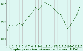 Courbe de la pression atmosphrique pour Amur (79)