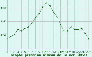 Courbe de la pression atmosphrique pour Lemberg (57)