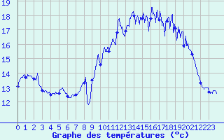 Courbe de tempratures pour Rochefort Saint-Agnant (17)