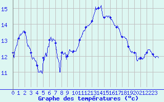 Courbe de tempratures pour Rochefort Saint-Agnant (17)