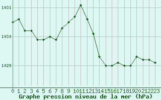 Courbe de la pression atmosphrique pour Grasque (13)