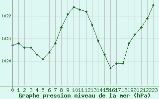 Courbe de la pression atmosphrique pour Gap-Sud (05)