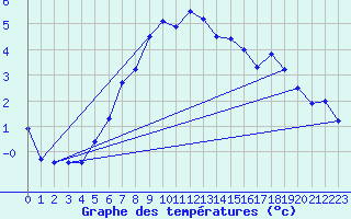 Courbe de tempratures pour Rauma Kylmapihlaja