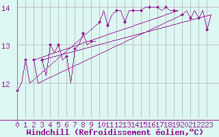 Courbe du refroidissement olien pour Platform A12-cpp Sea