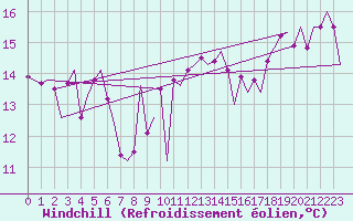 Courbe du refroidissement olien pour Platform L9-ff-1 Sea
