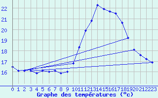 Courbe de tempratures pour Leucate (11)