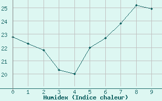 Courbe de l'humidex pour Amman Airport