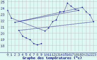 Courbe de tempratures pour Jan (Esp)