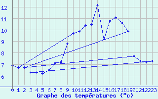 Courbe de tempratures pour Neu Ulrichstein
