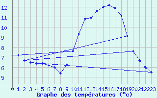 Courbe de tempratures pour Rochefort Saint-Agnant (17)