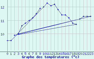 Courbe de tempratures pour Rauma Kylmapihlaja