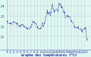 Courbe de tempratures pour Leucate (11)