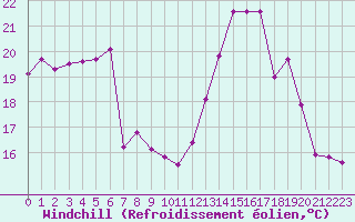 Courbe du refroidissement olien pour Cognac (16)